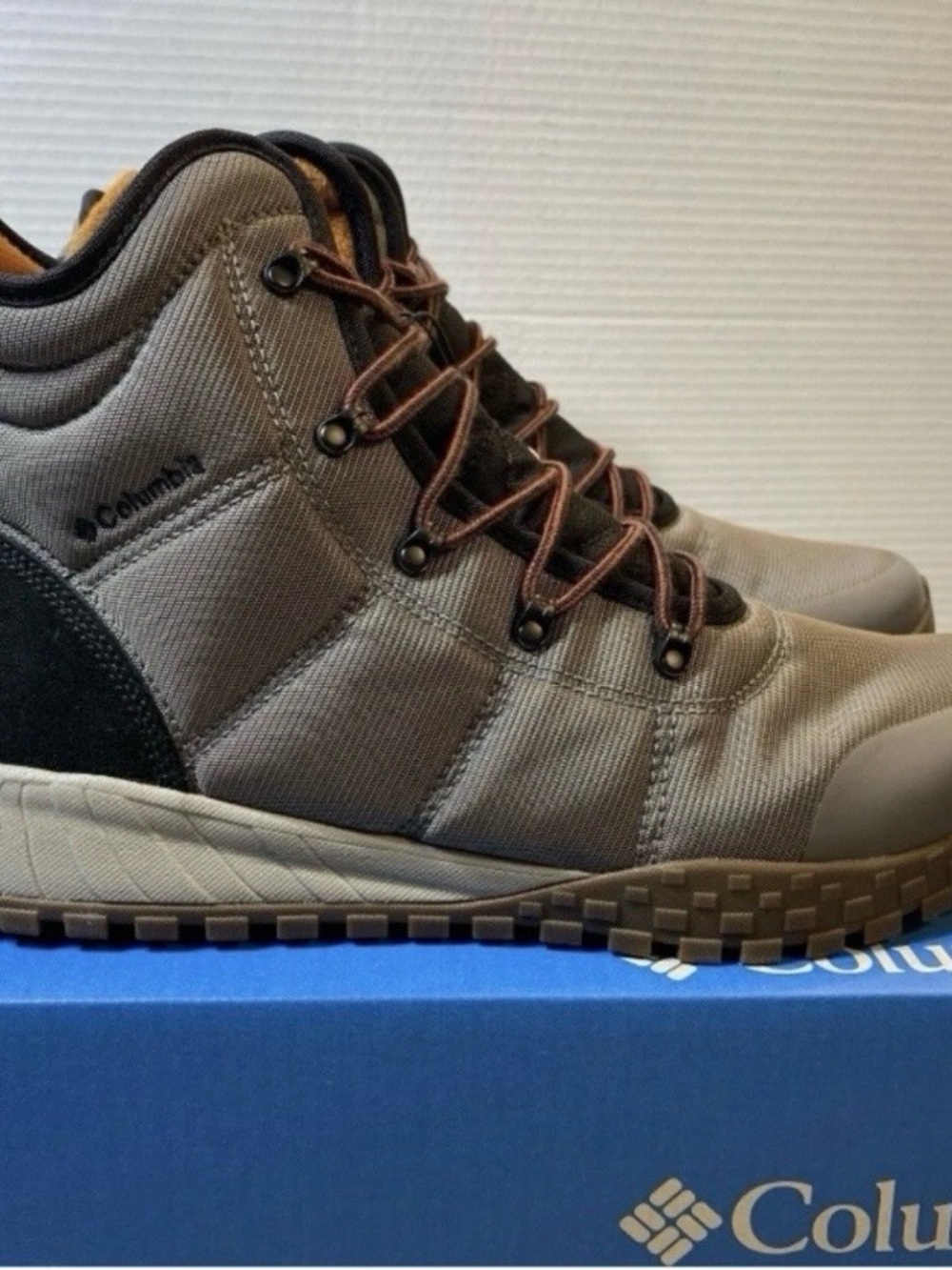 Columbia Fairbanks Omni-Heat Workwear Boots Men's 8.5 Multi Waterproof Lace Up